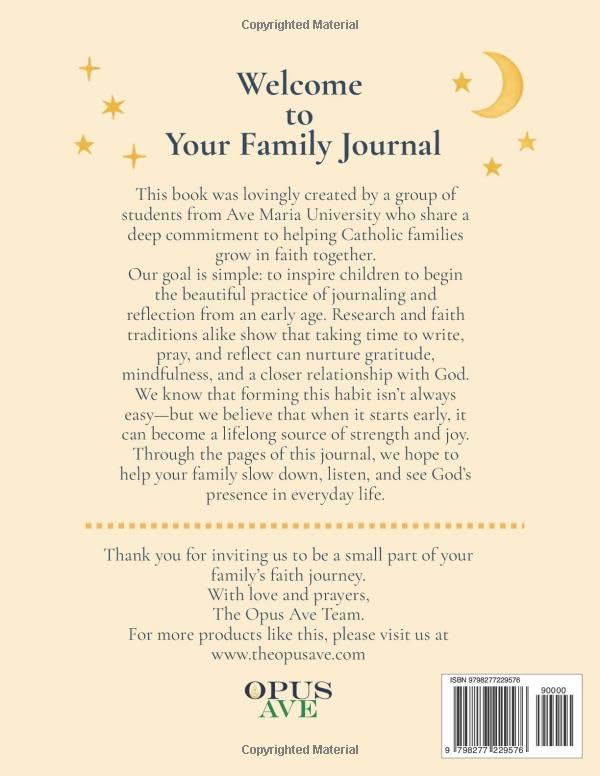 Little Light: Catholic Bedtime Journal for Families - The Opus Ave