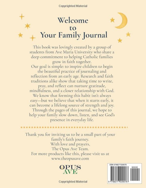 Little Light: Catholic Bedtime Journal for Families - The Opus Ave